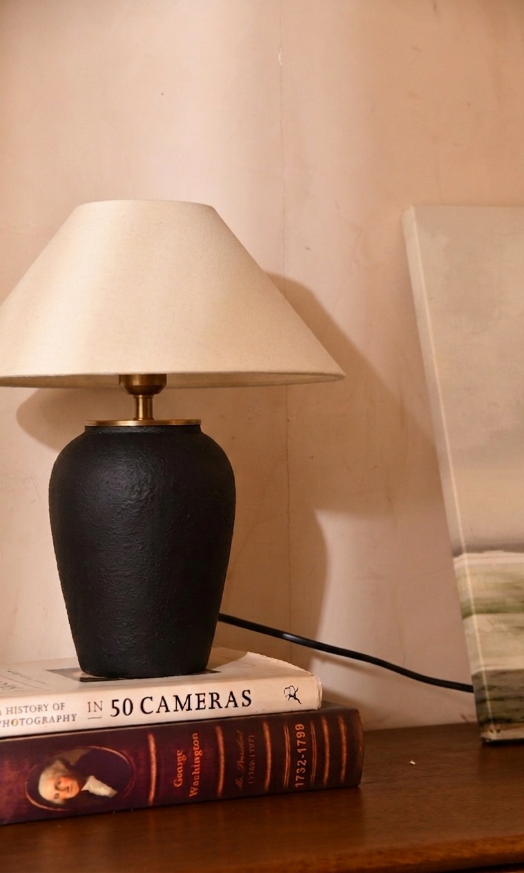 Earthen Table Lamp