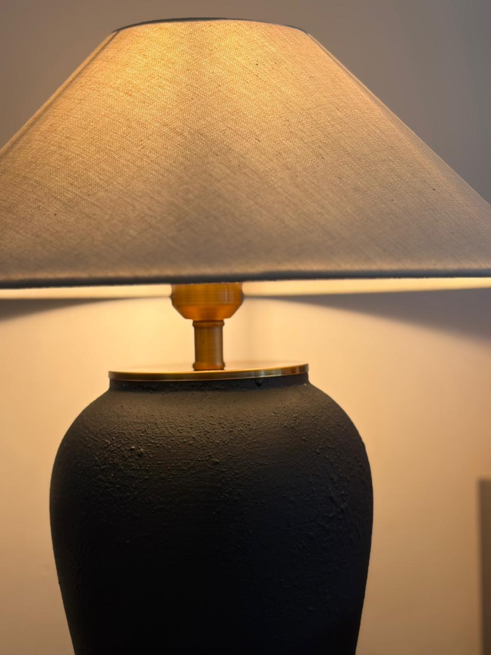Earthen Table Lamp